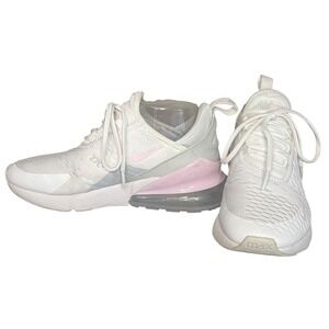 NIKE Air Max 270 White/Soft Pink Sneakers Women's Size 7.5